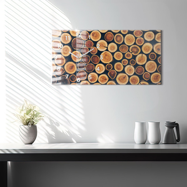 Reloj horizontal Madera