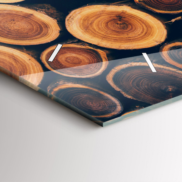 Reloj horizontal Madera