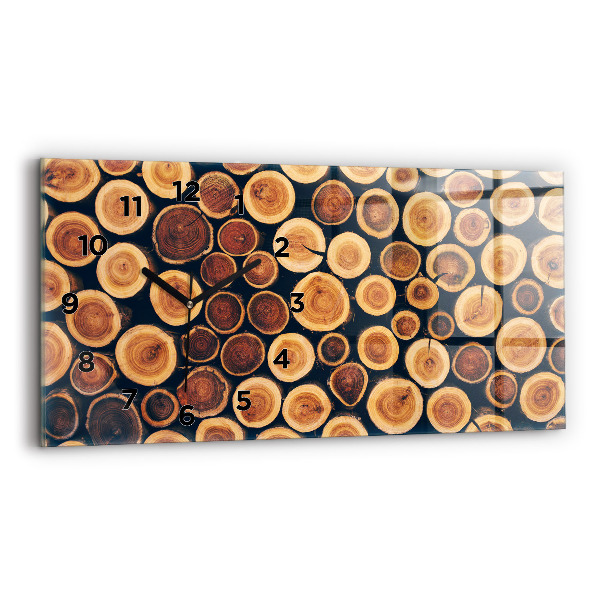 Reloj horizontal Madera