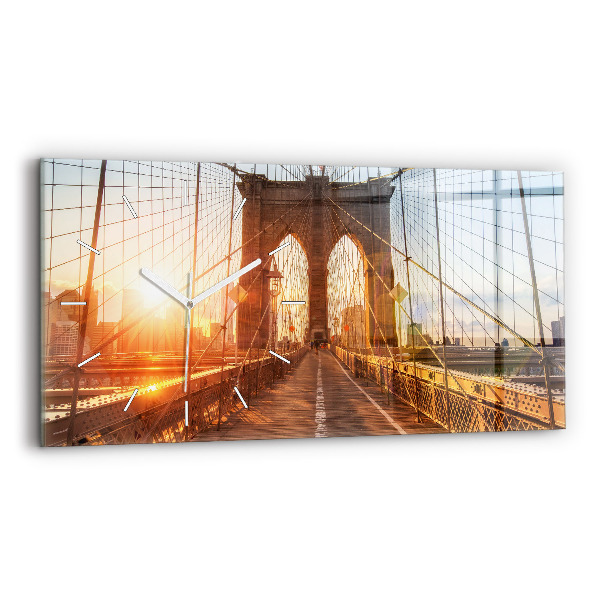 Reloj horizontal Puente de Brooklyn NYC