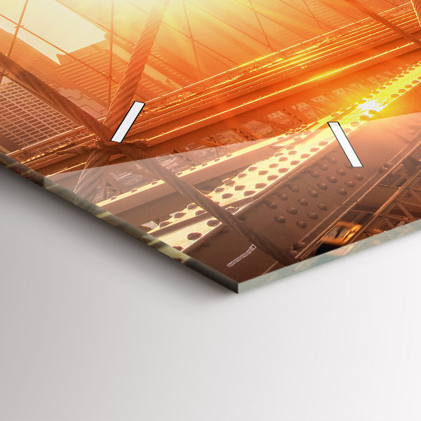 Reloj horizontal Puente de Brooklyn NYC