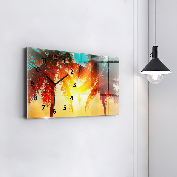 Reloj de cristal horizontal Vacaciones Descanso Verano