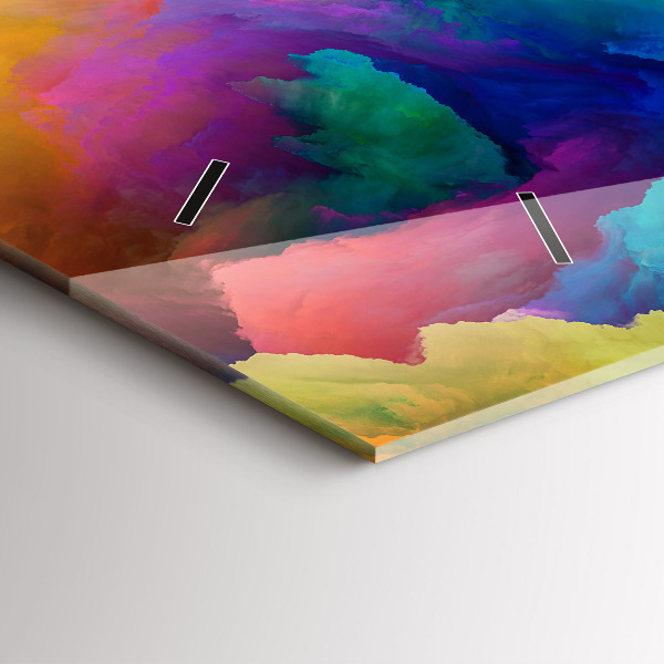 Reloj de cristal horizontal Textura fractal