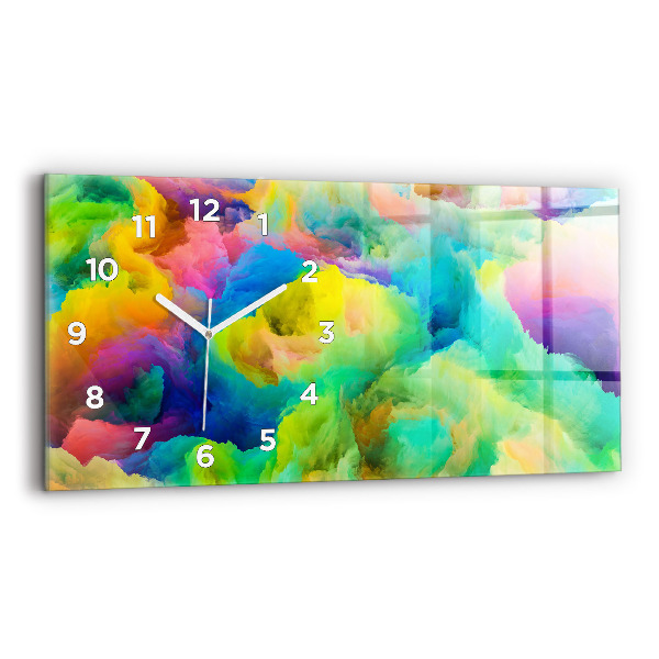 Reloj de cristal horizontal Textura fractal