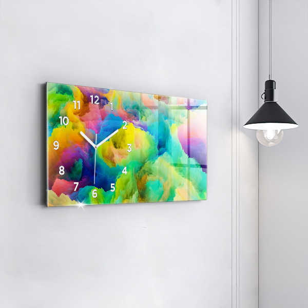 Reloj de cristal horizontal Textura fractal