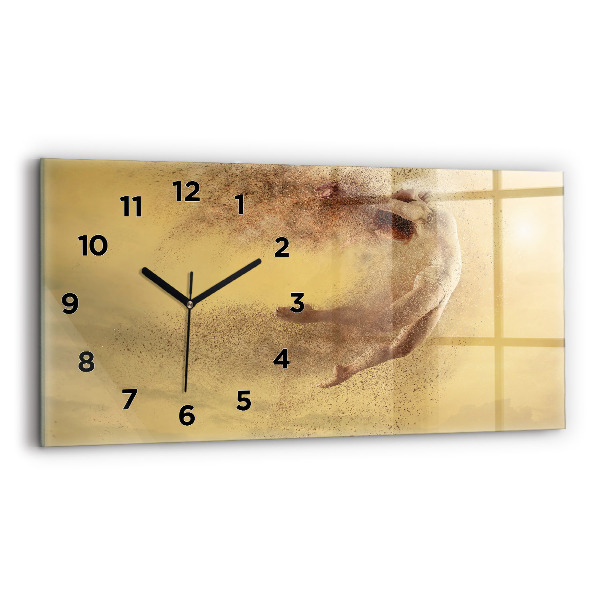Reloj de cristal horizontal Mujer en figura