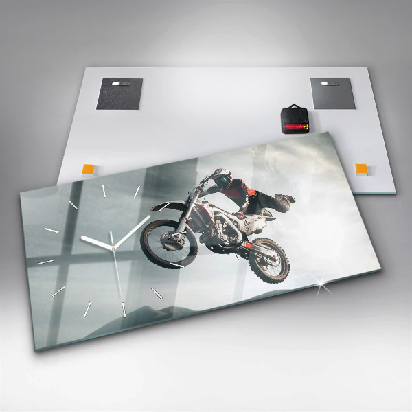Reloj de cristal horizontal Moto estilo adrenalina