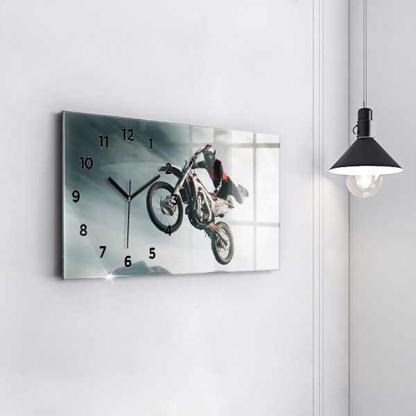 Reloj de cristal horizontal Moto estilo adrenalina