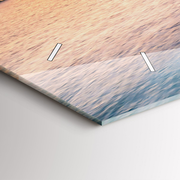 Reloj horizontal Puesta de sol Maldivas