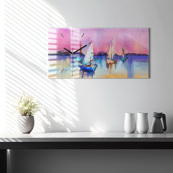 Reloj horizontal Paisaje marino