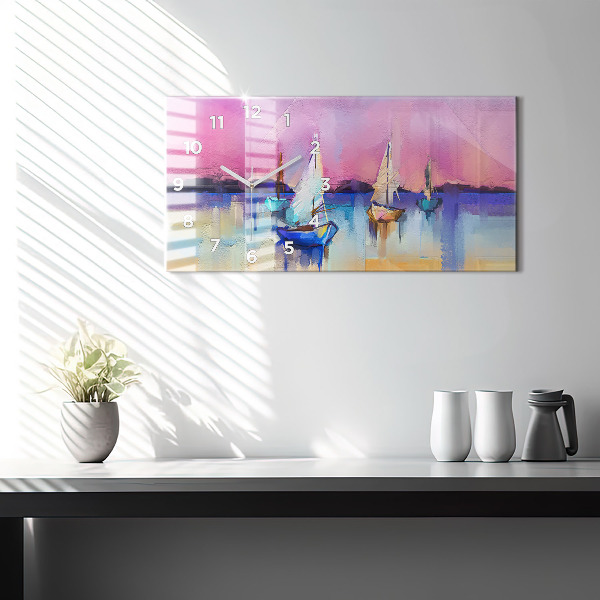 Reloj horizontal Paisaje marino