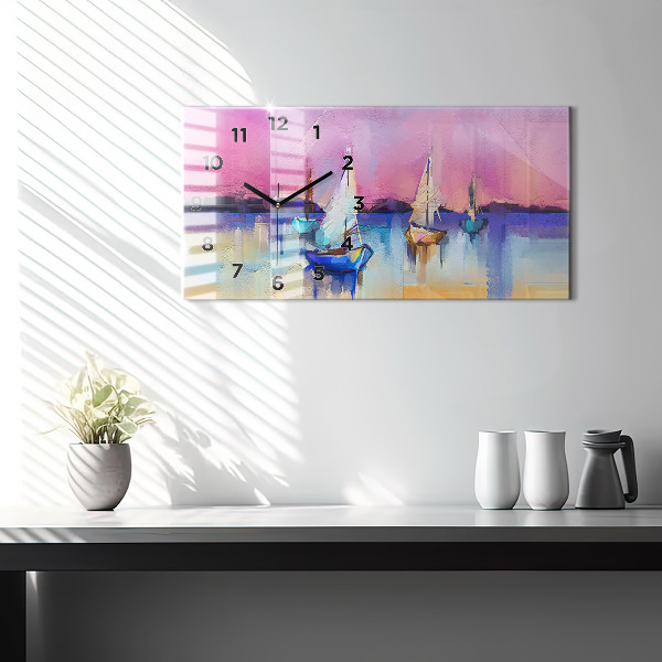 Reloj horizontal Paisaje marino