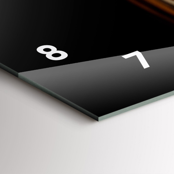 Reloj de cristal horizontal Tigre - ojo salvaje