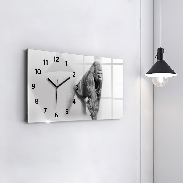 Reloj de cristal horizontal Colección de arte animal
