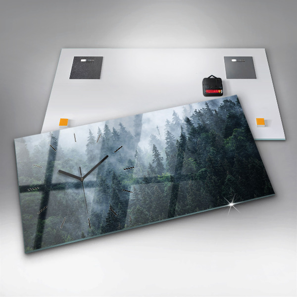 Reloj horizontal Paisaje montañoso brumoso