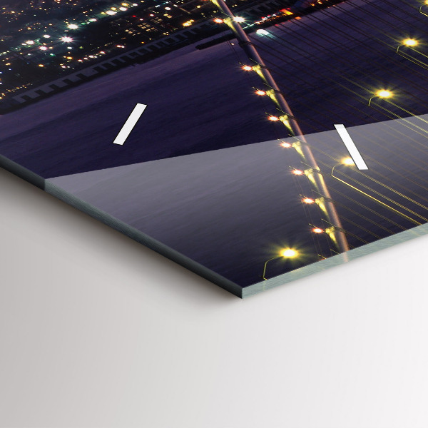 Reloj de cristal horizontal Puesta de sol en USA