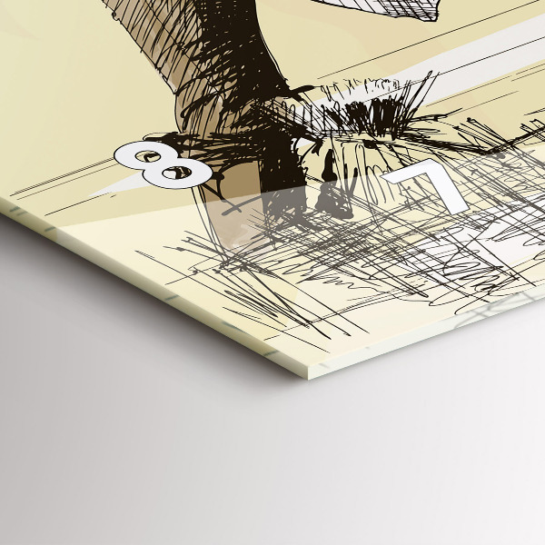 Reloj de cristal horizontal Mujer recogiendo arroz