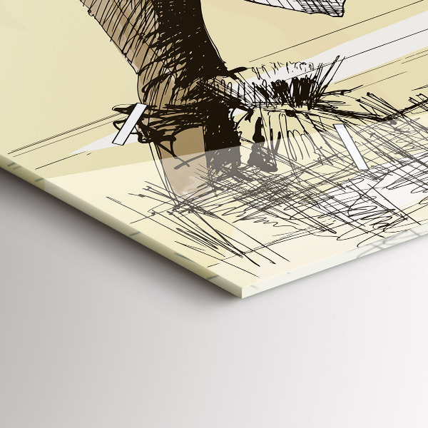 Reloj de cristal horizontal Mujer recogiendo arroz