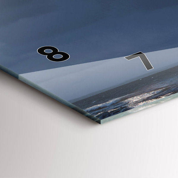 Reloj de cristal horizontal Faro