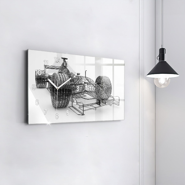 Reloj horizontal Estructura del coche de F1