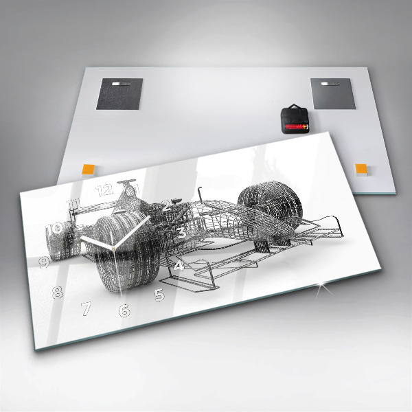 Reloj horizontal Estructura del coche de F1
