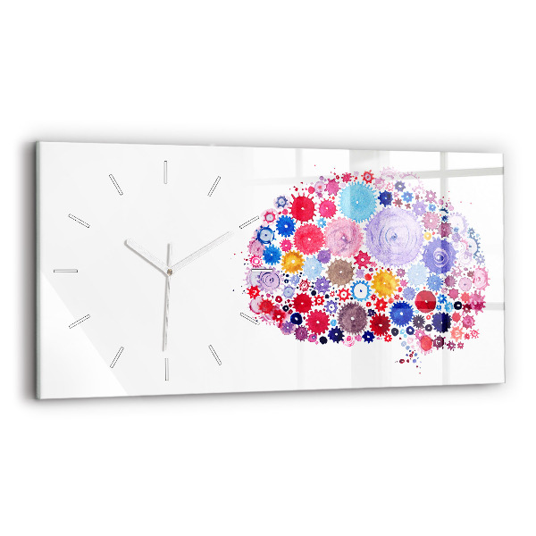 Reloj horizontal Ilustración abstracta colorida