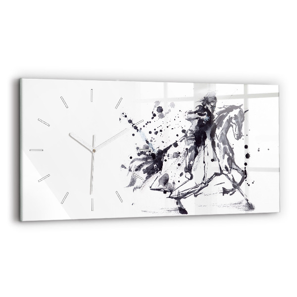 Reloj horizontal Caballero a caballo