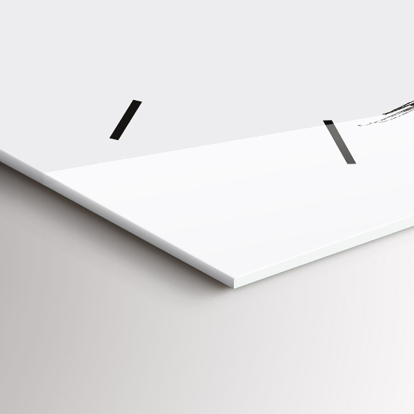 Reloj horizontal Oso abstracto