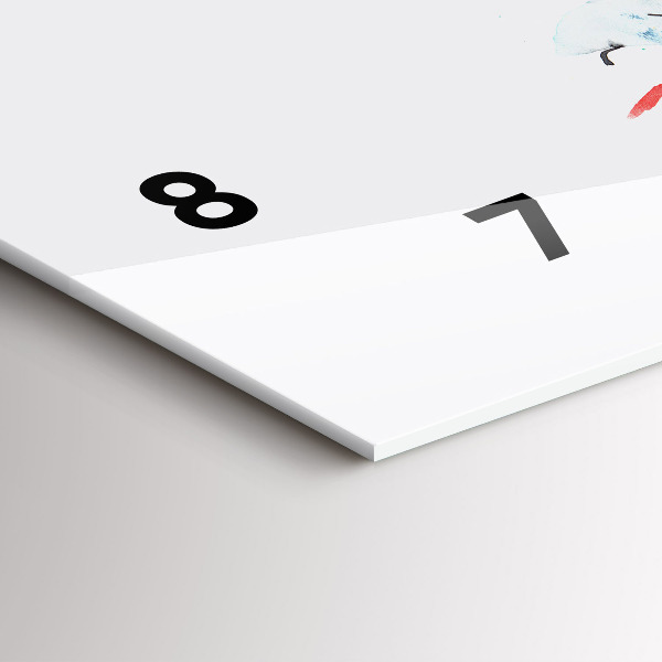 Reloj horizontal Tucán en la hierba