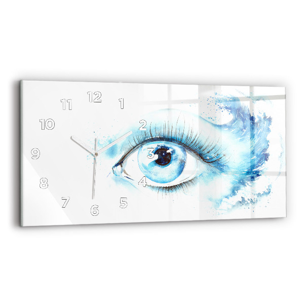 Reloj de cristal horizontal Ojo marino