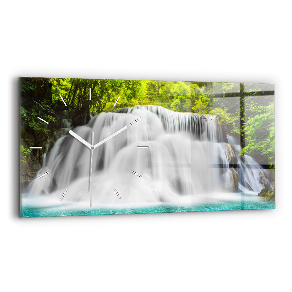 Reloj de cristal horizontal Cascada en Tailandia