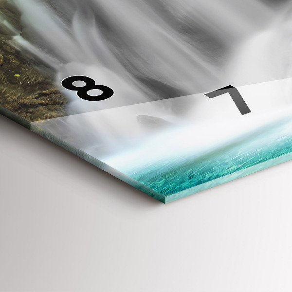 Reloj de cristal horizontal Cascada en Tailandia