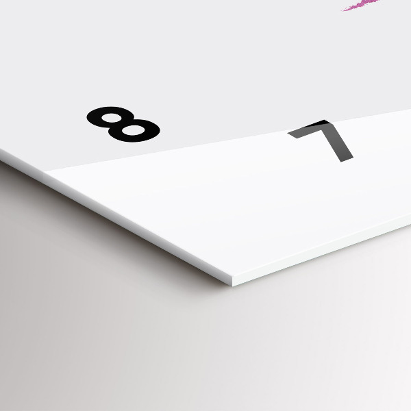 Reloj de cristal horizontal Ilustración de un corredor