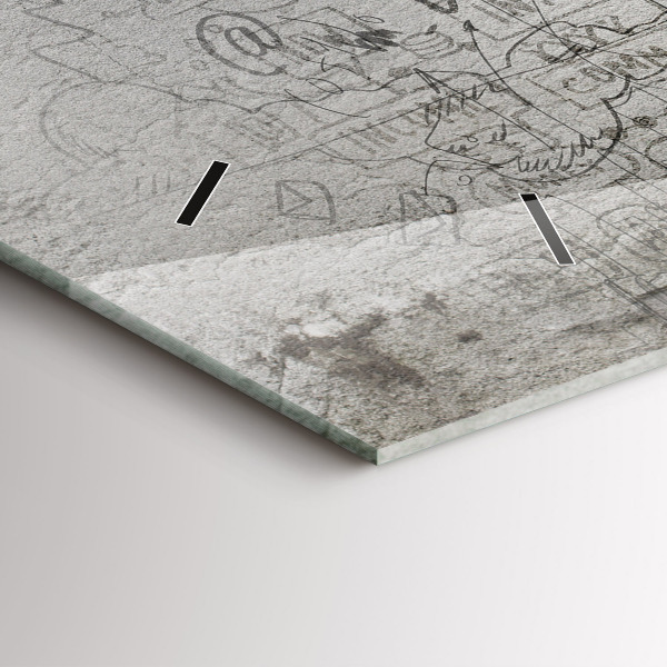 Reloj de cristal horizontal Bosquejo de una ciudad