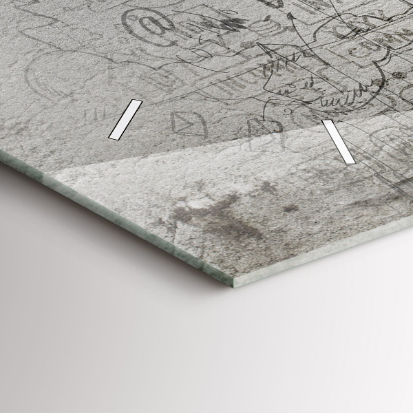 Reloj de cristal horizontal Bosquejo de una ciudad