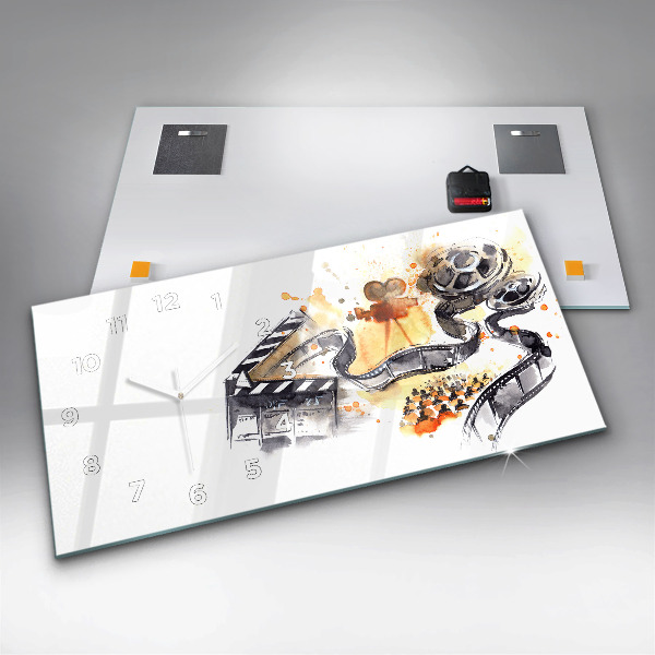Reloj de cristal horizontal Cámara cinematográfica