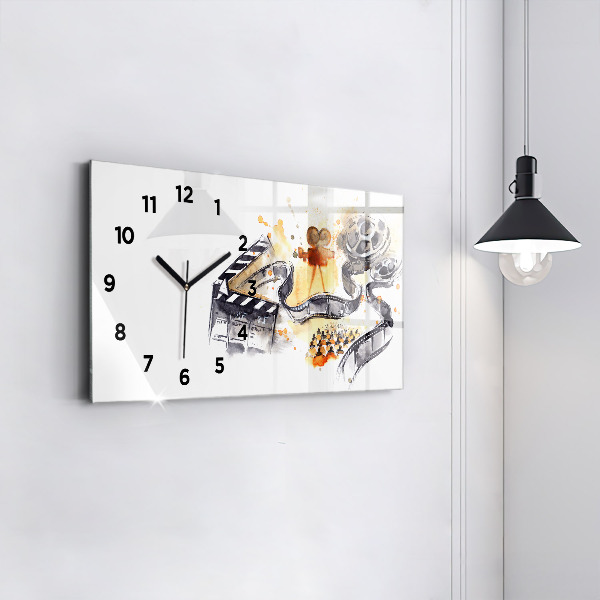 Reloj de cristal horizontal Cámara cinematográfica