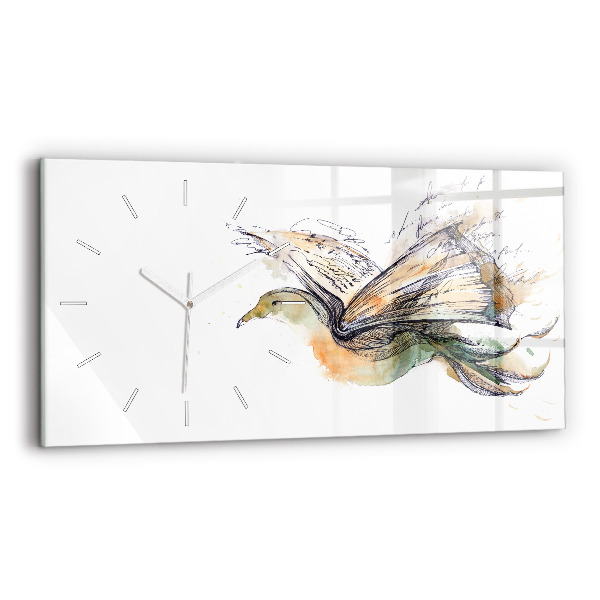 Reloj horizontal Libro de pájaros