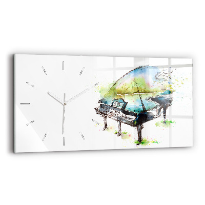Reloj de cristal horizontal Ilustración de las 4 estaciones