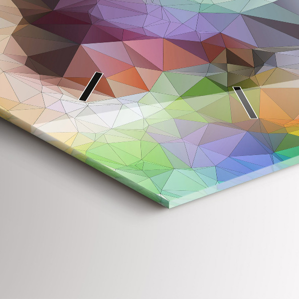 Reloj horizontal Ojo humano coloreado