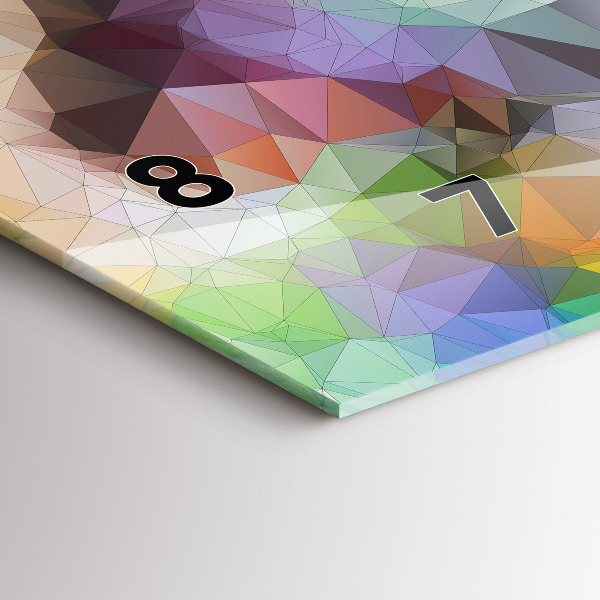 Reloj horizontal Ojo humano coloreado