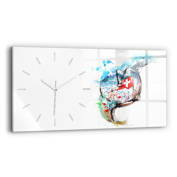 Reloj horizontal Reloj suizo