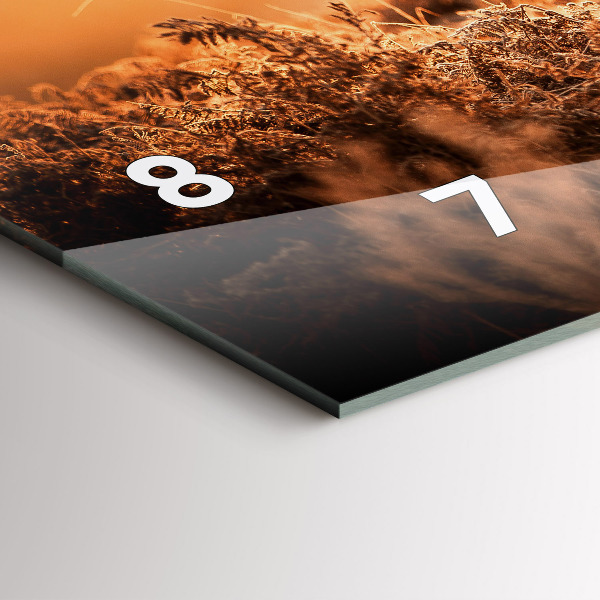 Reloj horizontal Ciervo al amanecer