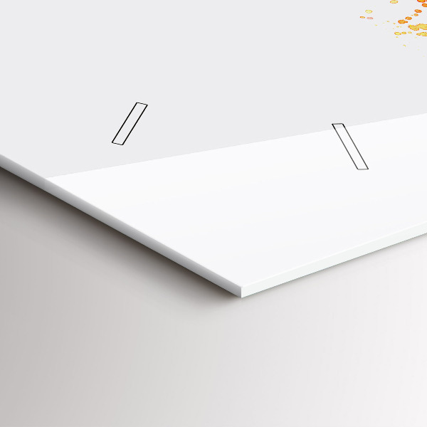 Reloj de cristal horizontal Bicicleta pintada