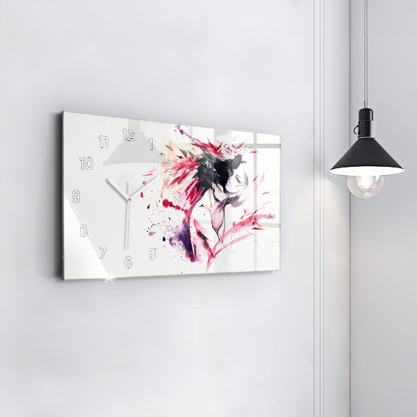 Reloj horizontal Amantes abstractos