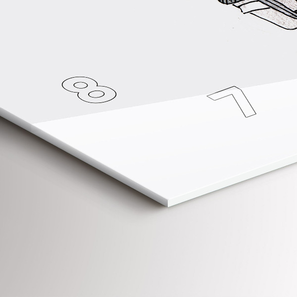 Reloj de cristal horizontal Gente marioneta