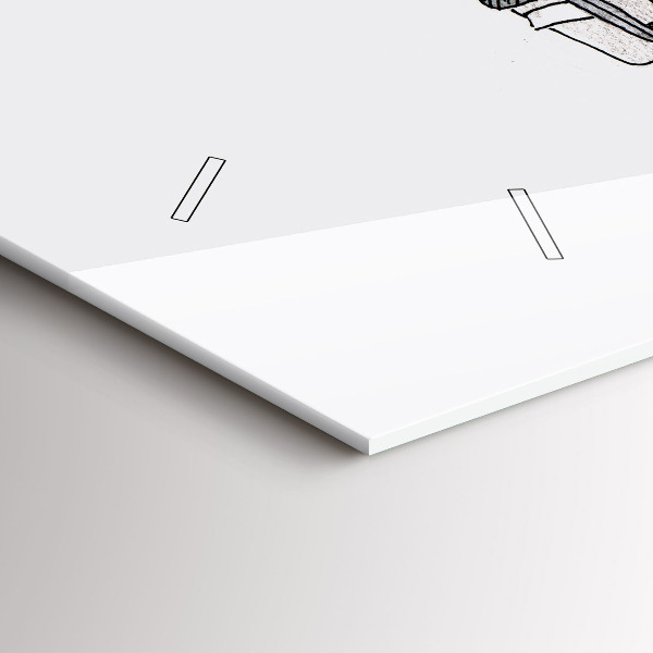 Reloj de cristal horizontal Gente marioneta