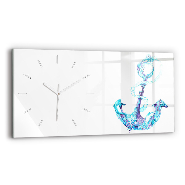 Reloj horizontal Ancla de mar