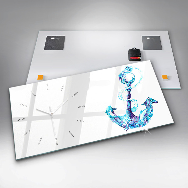 Reloj horizontal Ancla de mar