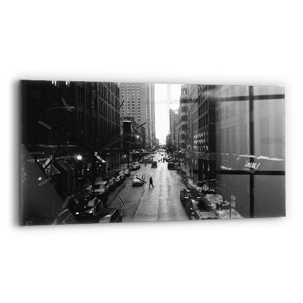 Reloj horizontal Calles de Chicago